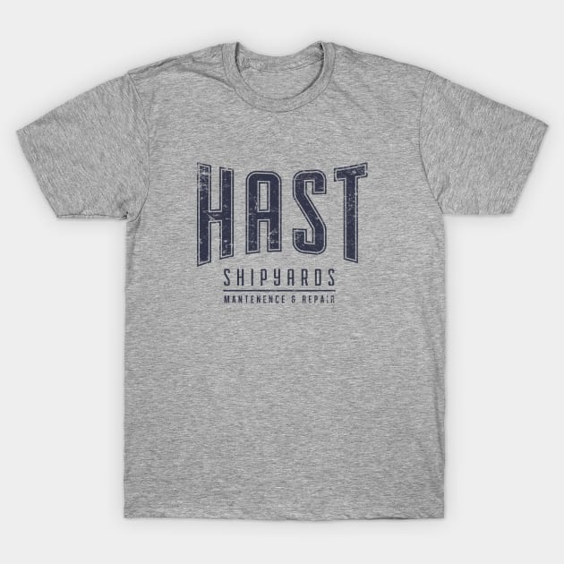 HAST Shipyards T-Shirt by MindsparkCreative